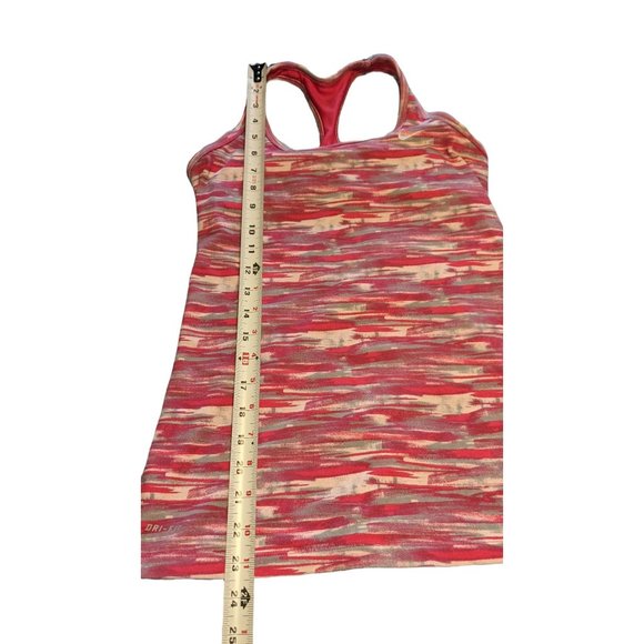 Nike Women's Dri Fit Active Tank with attached bra Sz S in Pink/Gray - Picture 8 of 10
